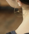 boucles d'oreilles créole géométrique