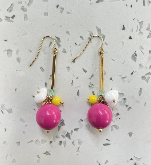 boucles dorées colorées