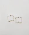  boucles d'oreilles carrées moyennes