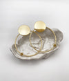 Boucles d'oreilles creoles graphiques