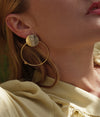 Boucles d'oreilles creoles graphique