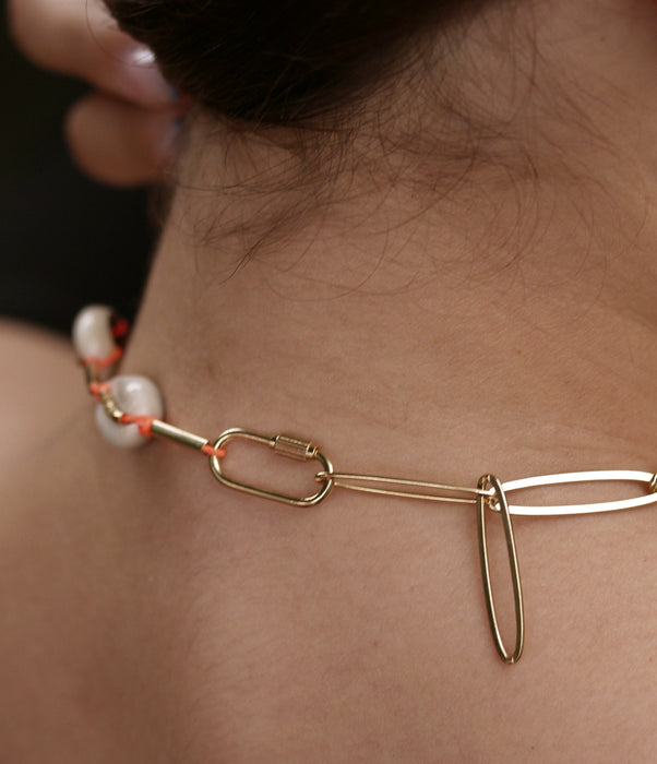 collier doré cori