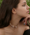 collier doré cori