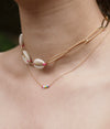 collier doré cori