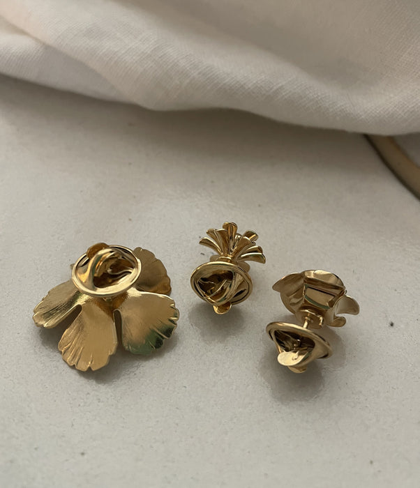 pin's fleur doré